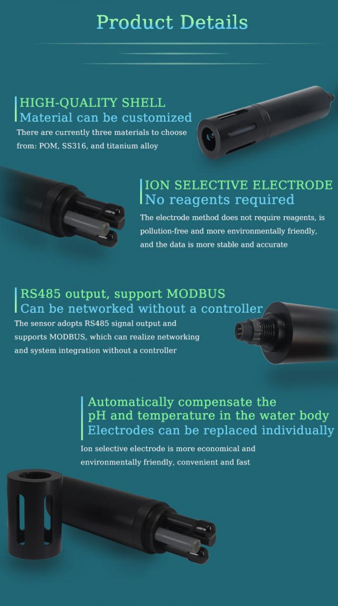 sensor del agua de amoníaco